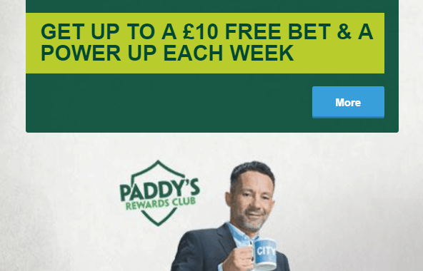 paddy power free bet